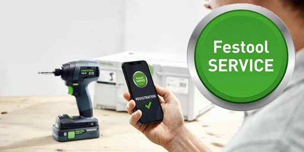 Loop niet het Festool service-pakket t.w.v. €300,- mis!