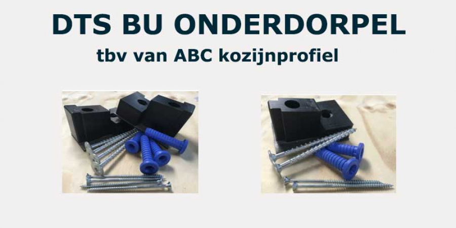 DTS BU onderdorpel tbv ABC kozijnprofiel