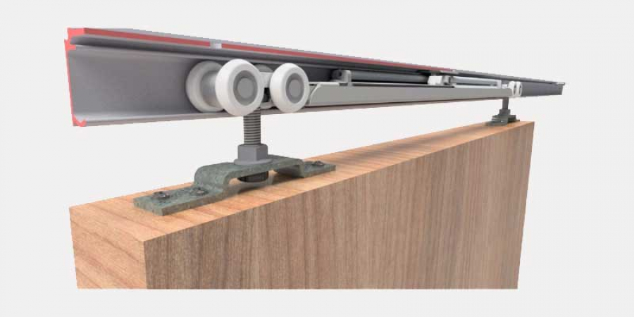 schuifdeur rail met softclose