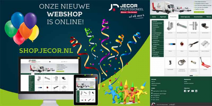 Nieuwe Jecor webshop